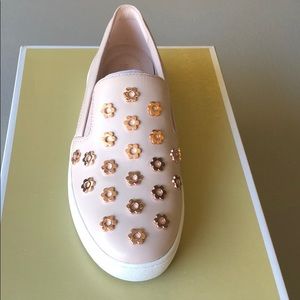 Michael Kors Keaton Soft Pink Leather Sneakers